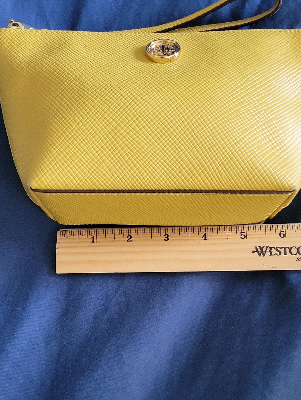 Ralph Lauren Yellow Wrislet Bag - Picture 8 of 10